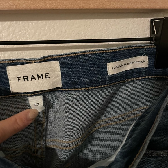 Frame Le Sylvie Slender Straight Jeans - Picture 2 of 4